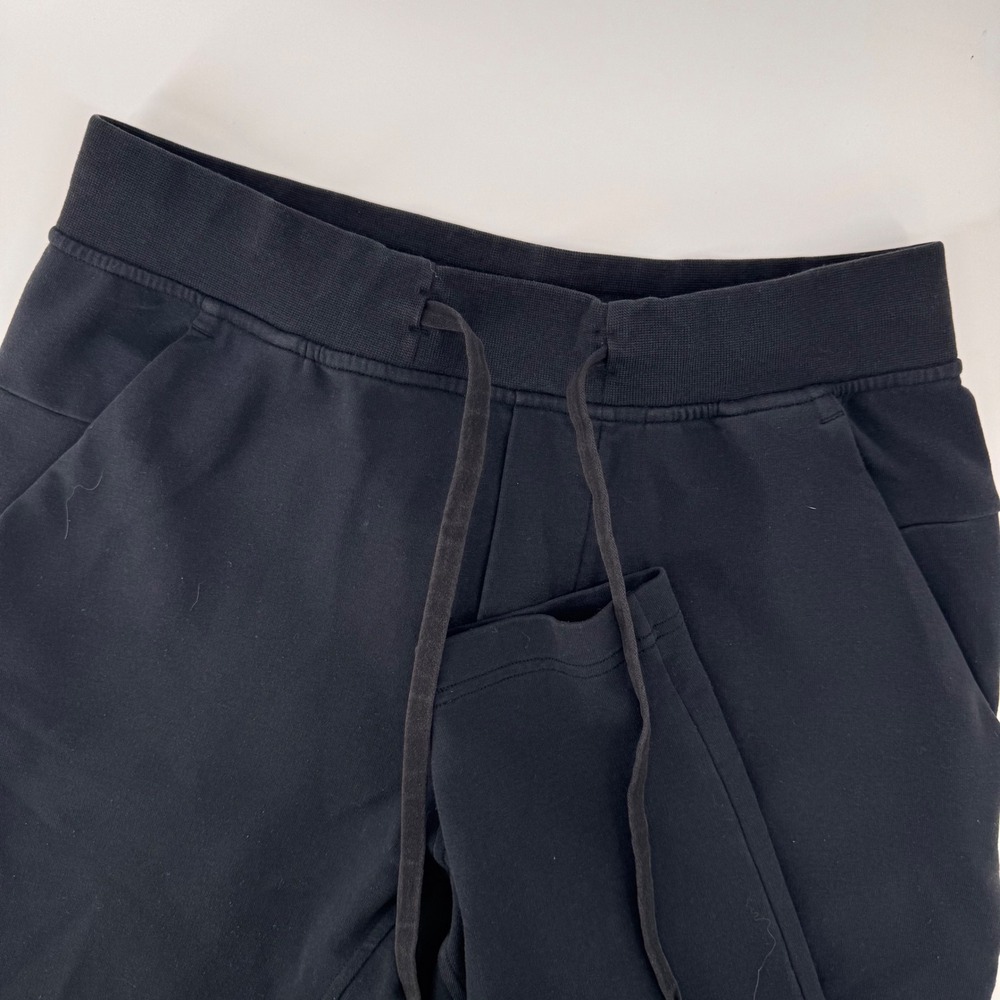 Lululemon City Sweat Joggers Mens S Black Tapered French Terry Activewear